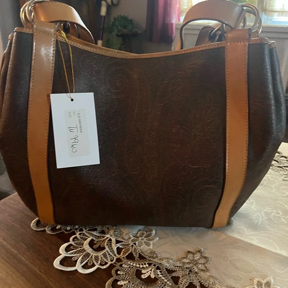 Etro Brown and Tan Women's Bag - Picture 3 of 12